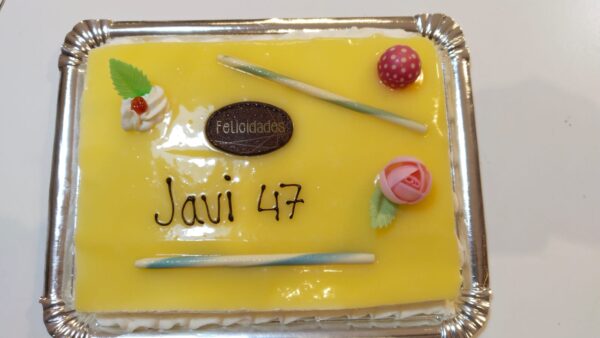 tarta mousse de limón