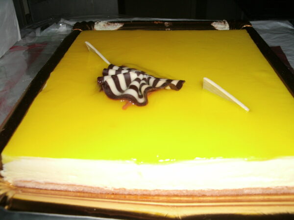tarta mousse de limón